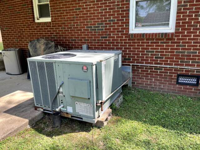 Miss Patricia's old Rheem unit.